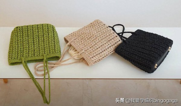 从简郊野风包包，立体V条肩包教程，崭新大方一见倾心